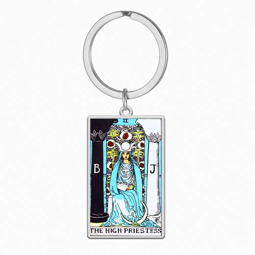 The High Priestess Keychain