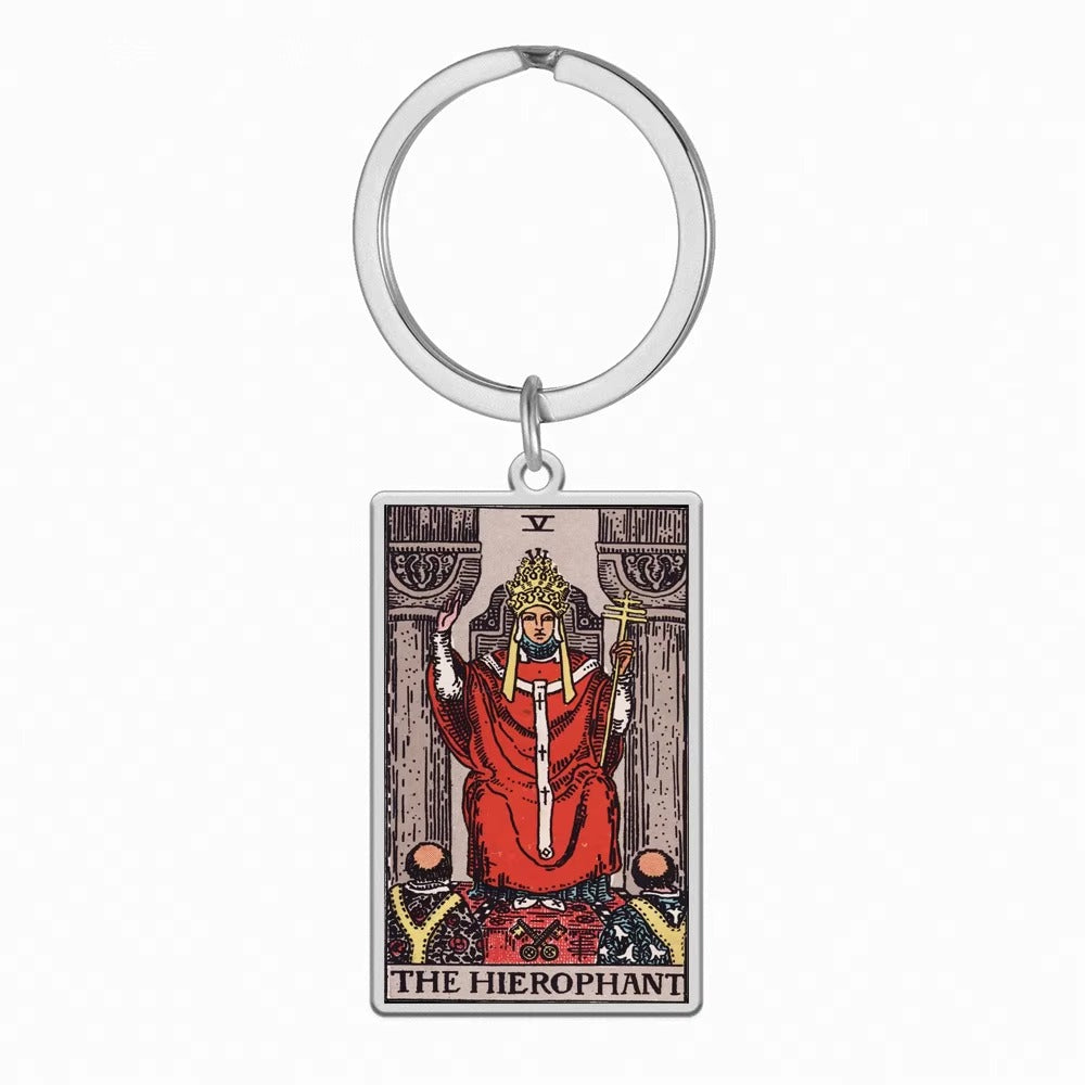 The Hierophant Keychain